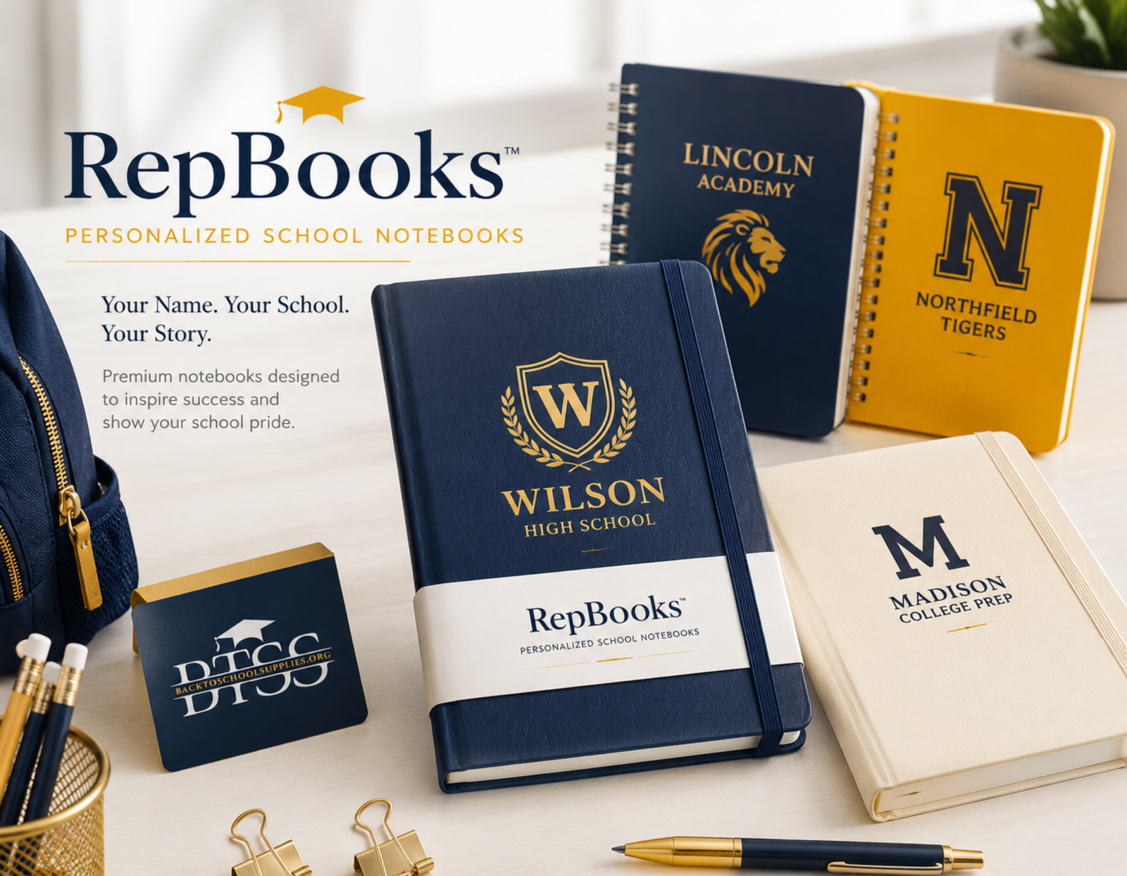RepBooks school-pride notebooks featured as partner picks for students and school communities